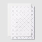 Élégant Faire-Part de Mariage Traditionnel (Décalage (Invitation))