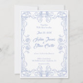 Élégant Faire-part de mariage Vintage (Devant)