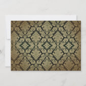 Élégant faire-part de naissance bébé (Dos)