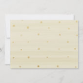 Élégant Faire-part de naissance de photos florales (Dos)