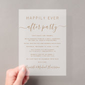Élégant faire-part de réception de mariage en écri (In situ (ordinateur de poche))