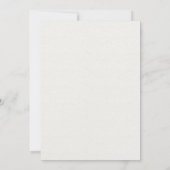 Élégant Faire-part de report de date de mariage Eu (Dos)