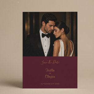 Élégant Faire-Part Moderne de Mariage Bordeaux