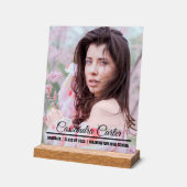 Élégant Faire-part photo personnalisé (Angle)