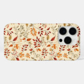 Elegant Fall Floral Pattern Case-Mate iPhone Case (Achterkant (horizontaal))