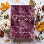 Elegant Fall laat Thanksgiving Dinner Party Kaart