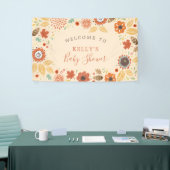 Elegant Fall Leaves Baby shower Spandoek (Beurs)