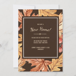 Elegant Fall verlaat nieuwe thuisaankondiging Aankondiging