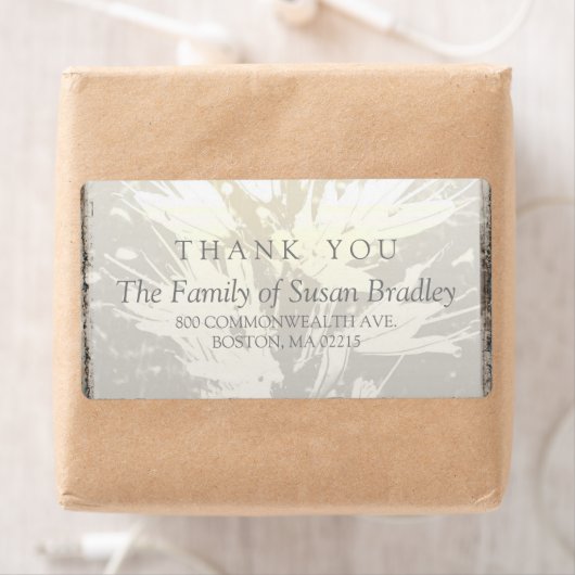 Elegant Familie Dank u het Etiket van het Adres (Insitu)