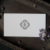 Elegant familie monogram, rubberstempel