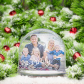Elegant Family Photo Snow Globe Sneeuwbol (Kerstmis)