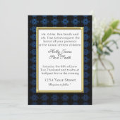Élégant Fancy Fringe Mariage Invitations (Debout devant)