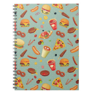 Elegant Fast Food Patroon Notitieboek