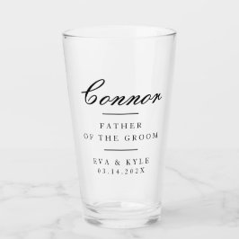 Elegant Father of the Groom Glas