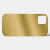 Elegant Faux Brushed Gold Case-Mate iPhone Case (Achterkant (horizontaal))