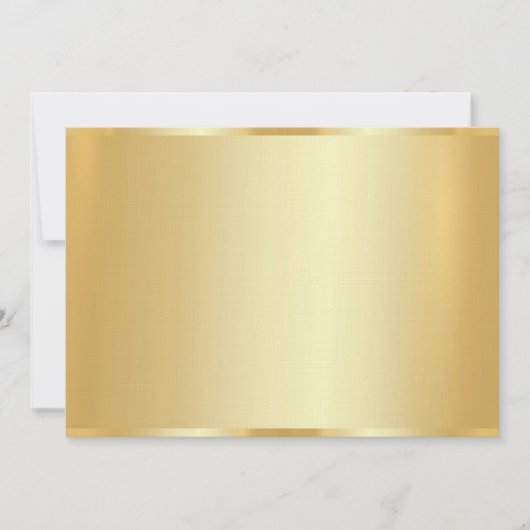 Elegant Faux Gold Blank Sjabloon Luxe (Voorkant)