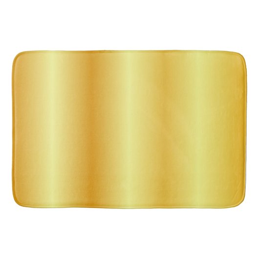 Elegant Faux Gold Custom Trendy Sjabloon Badmat (Voorkant)