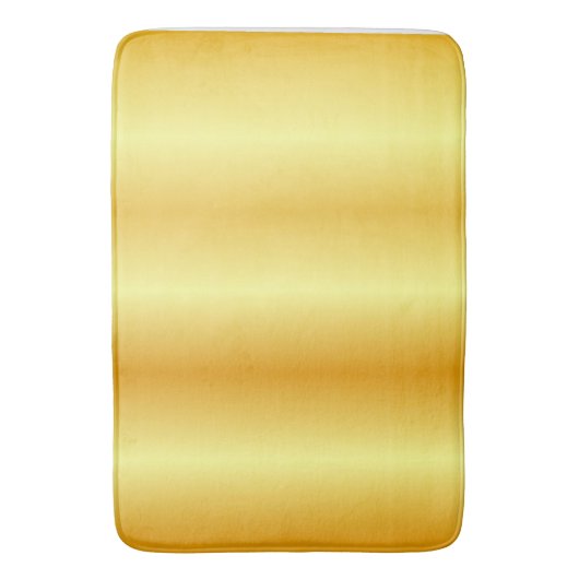 Elegant Faux Gold Custom Trendy Sjabloon Badmat (Voorkant Verticaal)