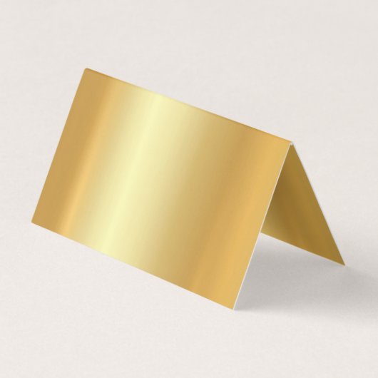 Elegant Faux Gold gecalligraveerd Moderne Sjabloon Visitekaartjes (Achterkant)