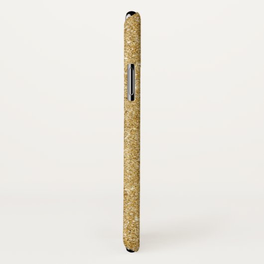 Elegant Faux Gold Glitter Case-Mate iPhone Case (Achterkant / rechts)