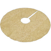 Elegant Faux Gold Glitter Kerstboom Rok (Gekanteld)