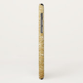 Elegant Faux Gold Glitter Luxury Case-Mate iPhone Case (Achterkant/links)