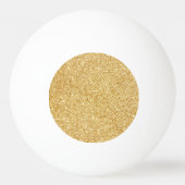 Elegant Faux Gold Glitter Pingpongballen (Achterkant)