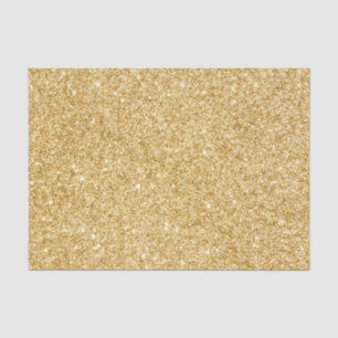 Elegant Faux Gold Glitter Tissuepapier