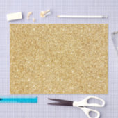 Elegant Faux Gold Glitter Tissuepapier (Craft)