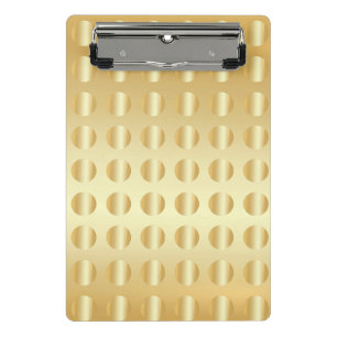 Elegant Faux Gold Modern Glamoureuze Sjabloon Mini Klembord