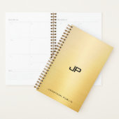 Elégant Faux Gold Moderne Monogramme Nom Modèle (Devant avec enveloppe)