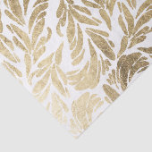 Elegant faux goud modern floral damask patroon tissuepapier (Detail)