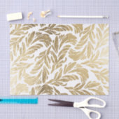 Elegant faux goud modern floral damask patroon tissuepapier (Craft)