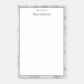 Elegant Faux Grey Marmer uit het bureau van Post-it® Notes (Voorkant)
