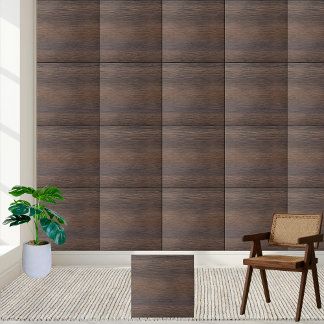 Elegant faux hout | donkerbruine houtnerf tegeltje