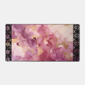 Elegant Faux Marble Black Ornate Trim (Recto)