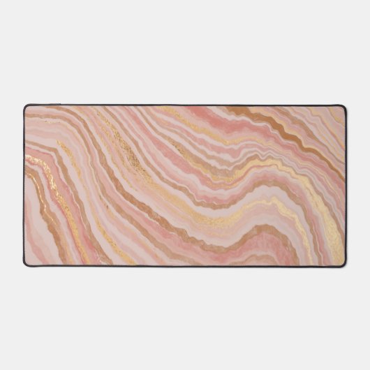 Elegant Faux Marble Pale Blush, Pink, Sand (Recto)