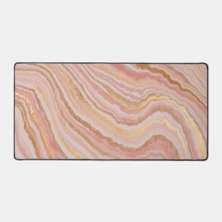 Elegant Faux Marble Pale Blush, Pink, Sand Bureaumat