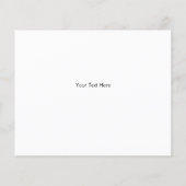 Elegant Faux Metallic Shiny Silver Flyer (Achterkant)