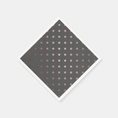 elegant faux roos gouden grijze pols servetten (Hoek)