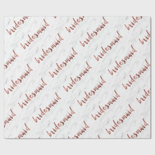 elegant faux roos goudmarmer cadeaupapier (Vlak)