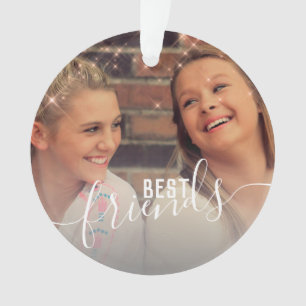 Elégant faux rose or coutume meilleures amis phot