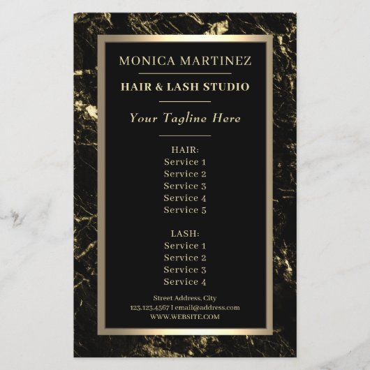 Elegant faux steen marmer textuur (Voorkant)