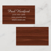 Elegant Faux Visitekaartjes (Voorkant / Achterkant)