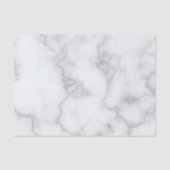 Elegant Faux White Marble Tissuepapier (Voorkant)