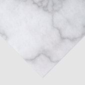 Elegant Faux White Marble Tissuepapier (Detail)