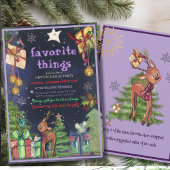 Elegant Favorite Things Gift Exchange I Night Sky Kaart