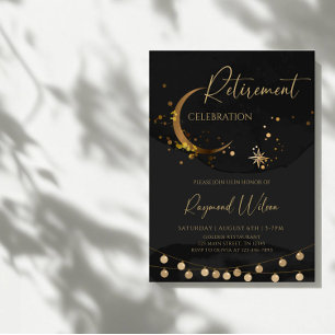 Elegant feest van het pensioen kaart