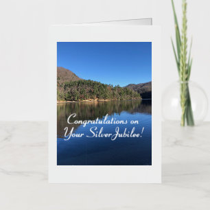 Elégant, Félicitations Jubilé d'argent, Carte