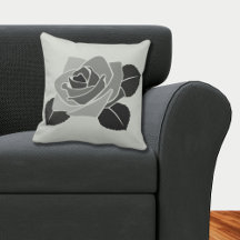 Elegant Feminine Roos bloesem op grijs